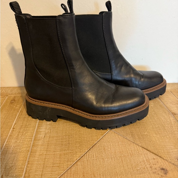 Sam Edelman Black Leather Laguna Chelsea Ankle Boot. Waterproof. Brand New - Picture 1 of 7